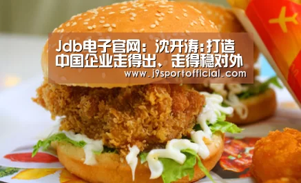 Jdb电子官网：沈开涛:打造中国企业走得出、走得稳对外投资贸易平台